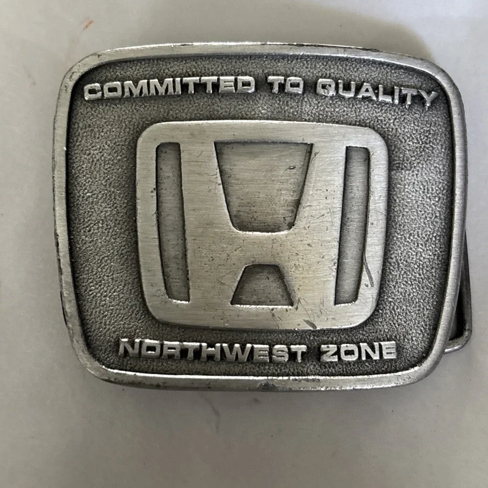 Honda‎ Northwest Zone Company Vintage 80's Belt Buckle Limited Edition 64 Of 250